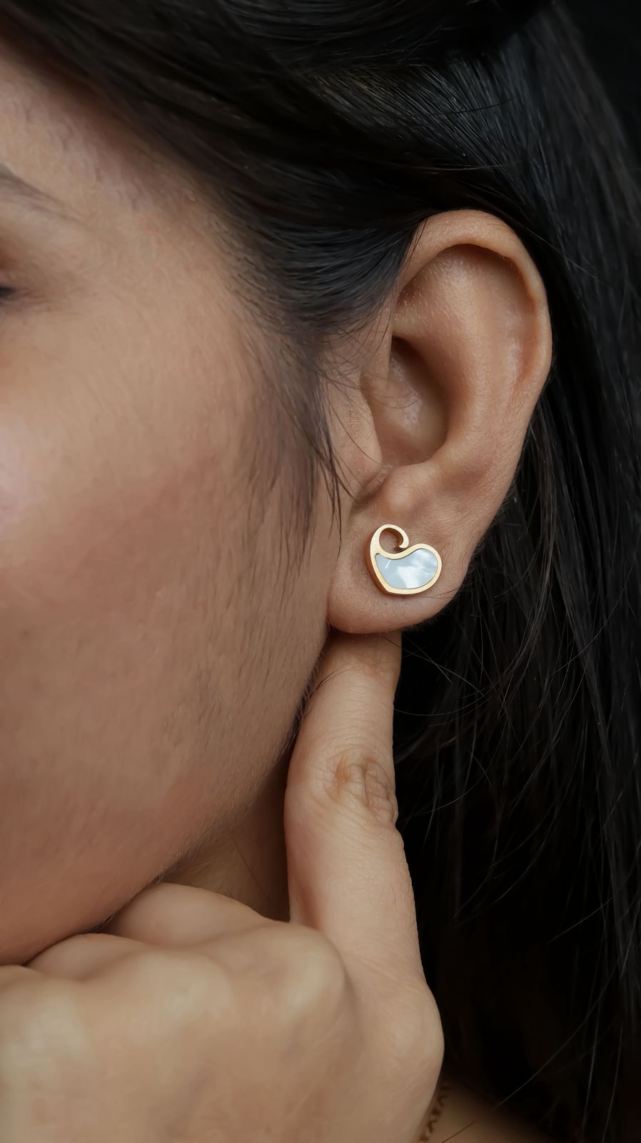 Heart combo rose gold