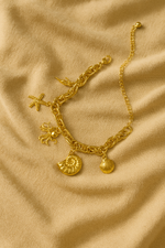 Seaside Charms Golden Bracelet
