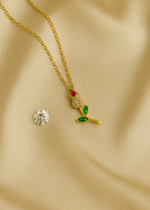 Rosebud Whisper Gold Necklace