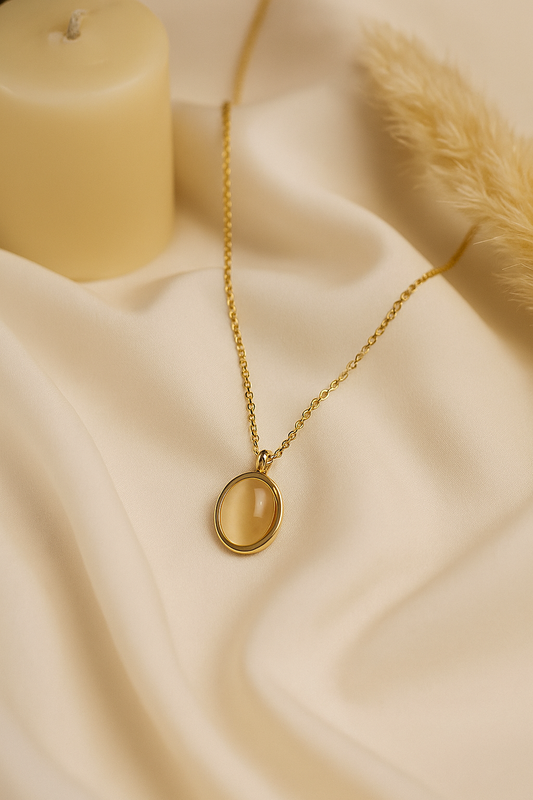 Daybreak Pendant Gold Necklace