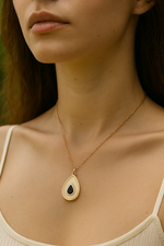 Ivory Eclipse Rose Gold Necklace