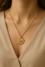 Gold Octo-Butterfly Necklace