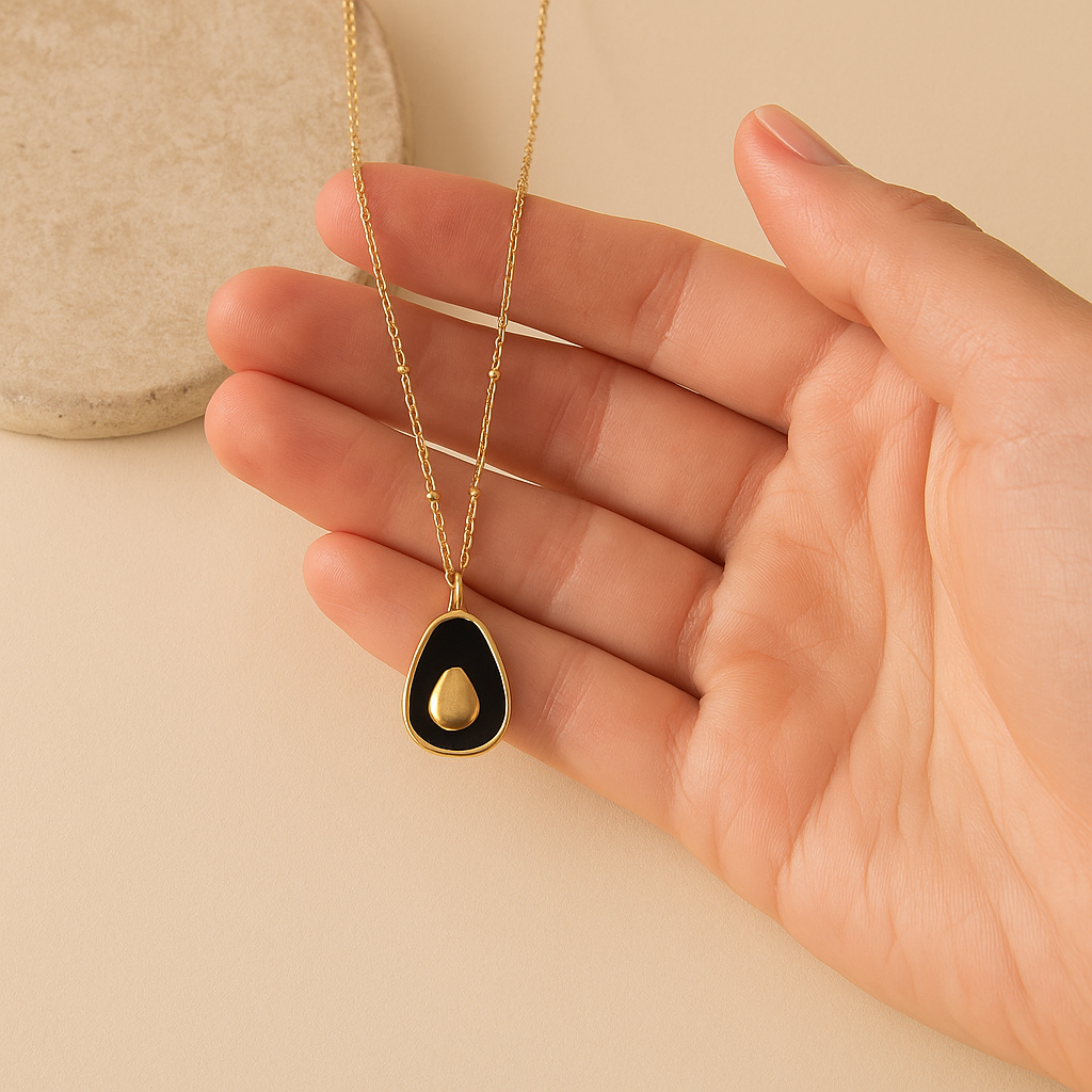The Avo Charm Rose Gold Necklace